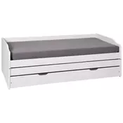 Trajno znizano Mladinska Raztegljiva Postelja Lotar -Tz-, Bela, 90-180x200