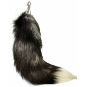 Generic Fluffy fox tail keychain tassel bag cosplay toy handbag accessories hook pendant, (21066448)