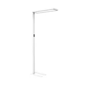LED pisarniška stoječa svetilka MAULsenja, bela, senzor, višina 196 cm - Študija/pisarna - Sodobni - Aluminij