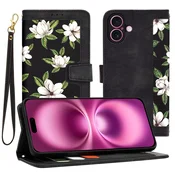 Etui Techsuit FlipCraft za iPhone 16 Plus - flowers of the dawn