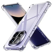 TPU gel ovitek Techsuit Shockproof za Xiaomi Redmi Note 14 Pro Plus 5G - clear