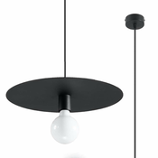 Sollux SL.0853 - Luster na sajli FLAVIO 1xE27/60W/230V crna