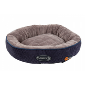 SCRUFFS THERMAL postelja za mačke ring MODRA