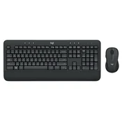 Logitech MK545 Advanced Set tastatura i miš, Bežicni, Crni