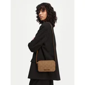 Calvin Klein Ročna torba Emblem Aop Jacquard Camera Bag LV04F3533G Rjava