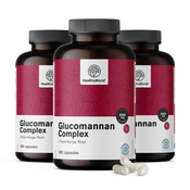 3x Glukomanan kompleks 3000 mg, skupaj 540 kapsul