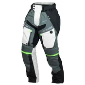 Cappa Racing Kalhoty moto pánské FIORANO textilní šedé/bílé 4XL