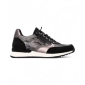 Refresh za ženske. 17296004-NEGRO Superge 172960 black (38), Črna, Ravna stran, Čipke, Priložnostno