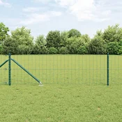 Evropska ograja s bodicami 50 x 0,4 m Jeklo s PVC premazom