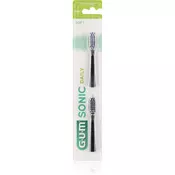 G.U.M Sonic Daily nadomestne glave Black 2 kos