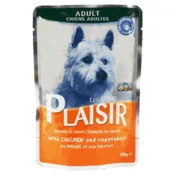 Plaisir Preliv Za Pse Piletina i Povrce, 100 g