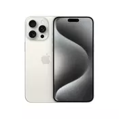 APPLE pametni telefon iPhone 15 Pro Max 8GB/256GB, White Titanium (izložbeni model)