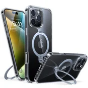 Premium maska Torras Ostand Spin za iPhone 16 Pro - clear