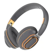 INF Brezžične čez-ušne Bluetooth slušalke z 9D zvokom, 16-urna avtonomija Gray, (5000296257)