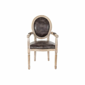 Blagavaonska stolica DKD Home Decor 8424001627042 55 x 46 x 96 cm Prirodno Smeda Kaucukovac Poliuretan