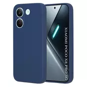 Silikonski ovitek Techsuit SoftFlex za Xiaomi Poco X8 Pro - moder