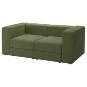 JÄTTEBO Modularna sofa dvosed, Samsala tamnožuta-zelena