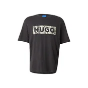 HUGO Majica Nerpient oliva/črna