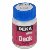 Rayher. Barva za tekstil DEKA Perm Deck 25 ml bela