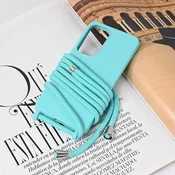 Maska za Samsung S25 Crossbody, Tirkizna