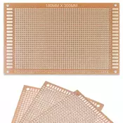 OEM Prototipna Tiskanina Plošča 180 X 300 Mm – Enostranska, THT Montaža, Raster 2,54 Mm | 4 Montažne Luknje