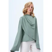 Trend Alacati Stili Ženska bluza Alc-X14420, Zelena