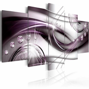 Slika - Violet Glow 100x50