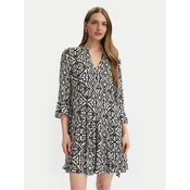 Vero Moda Vsakodnevna obleka Menny 10341543 Črna Regular Fit