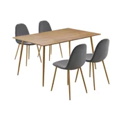 jedilnica set Denton 818 76x90x160cm