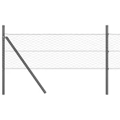 Vidaxl Sistem za pritrditev varjene žične ograje 10 x 0,8 m (Š x V)