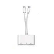 VYZIO USB-C čitalnik SD/TF kartic za iPhone in Android, plug & play, hiter prenos do 60 MB/s | FILEDIRECT