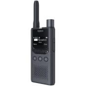 shumee HYTERA DMR+ analogni radio HYT-S35, UHF 400–470 MHz, 2200 mAh, kovinsko siva