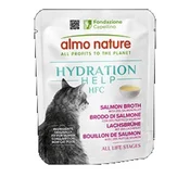 Almo nature spa Almo Hydr Help Broth Salm 50G