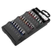 slomart GRAPHITE Set nasadnih ključev, 22 kos