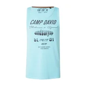 CAMP DAVID Majica Windsurfing akvamarin / crna