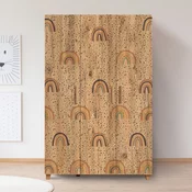 Hanah home Ormar Leva Hedera Rainbow 120x189x48cm Bež