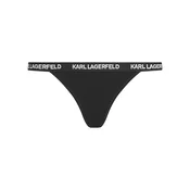 Karl Lagerfeld Spodnje hlačke črna/naravno bela