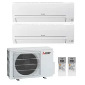 MITSUBISHI multisplit dvojček 2 x MSZ-HR35VFK2 3,5kW notranja enota/MXZ-2HA50VF2-E1 5kW zunanja enota z montažo - Mitsubishi