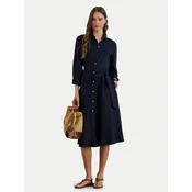 LAUREN RALPH LAUREN Srajčna obleka 200P13686002 Mornarsko modra Regular Fit