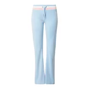 Juicy Couture Hlače svetlo modra/roza/bela