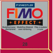 Polimerna glina Staedtler - Fimo Effect, crvena, 57 g