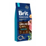 Brit hrana za pse Premium by Nature Sensitive, janjetina, 15 kg