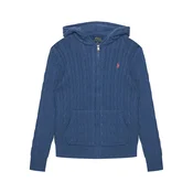 Polo Ralph Lauren Pletena jopica 323951123505 Mornarsko modra Regular Fit