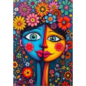 Alipson Puzzle - Puzzle Blumen Duo - 1 000 kosov