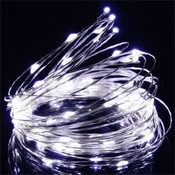 Led solarne lampice 20m 200 sijalica – BELA