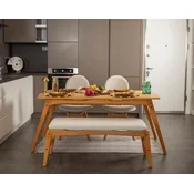 Hanah Home Trpezarijski set Touch (2S-1B) v2, Hrast-bež