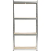 REGAL ZA DELAVNICE 4 POLICE, 100KG 150x75x30CM