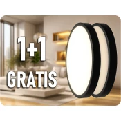 LED plafonsko svetlo za kupatilo LED/36W/230V IP44 3000K precnika 35 cm crno