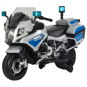RAMIZ Policijski električni motor BMW R1200RT za otroke + pomočna kolesa Start