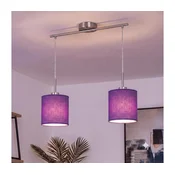 Brilagi - LED viseča svetilka NUBILA 2xE27/60W/230V vijolična